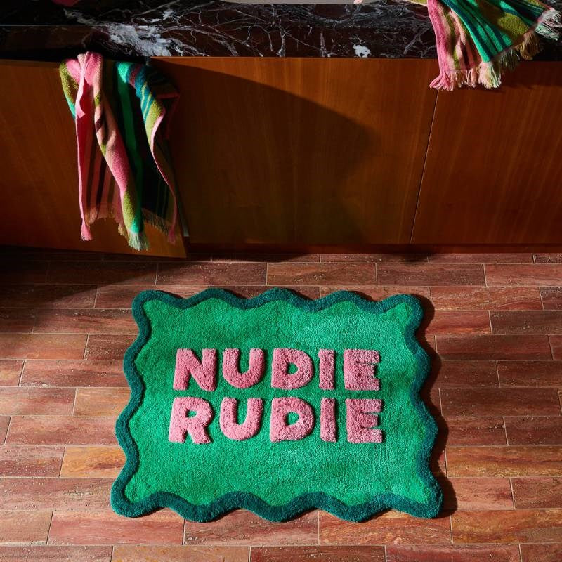 Amalie Nudie Bath Mat in spring green