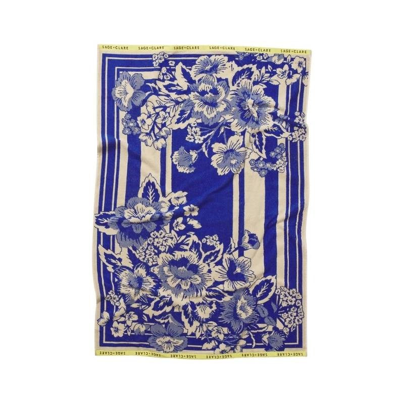 Eliza Bath Sheet in ultramarine