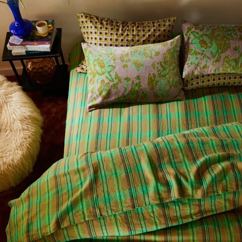 Hazel Velvet Pillowcase in mink grey