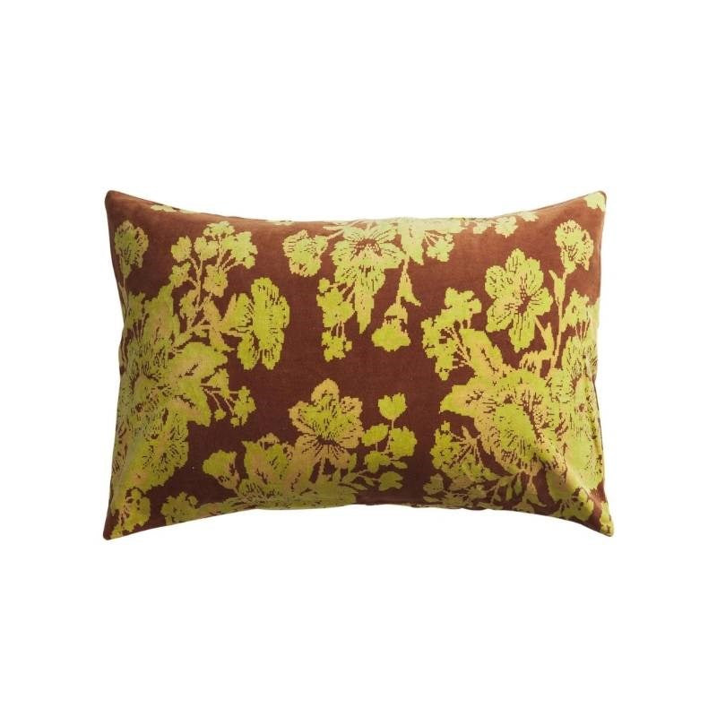 Hazel Velvet Pillowcase in russet