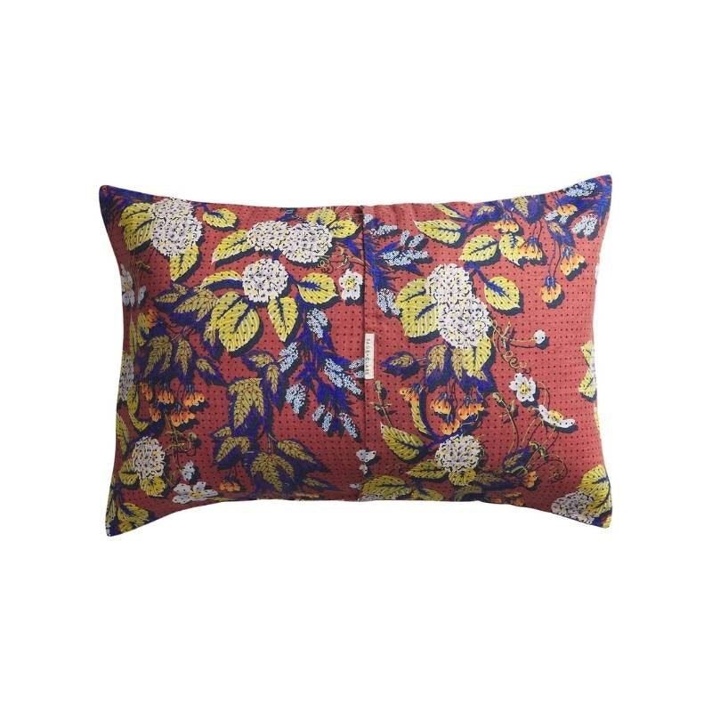 Heidi Linen Standard Pillowcase Pair in burnt sienna