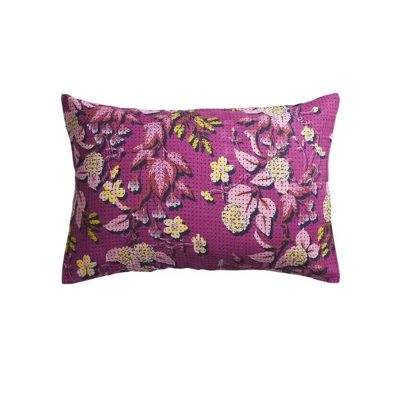 Heidi Linen Standard Pillowcase Pair in mulberry