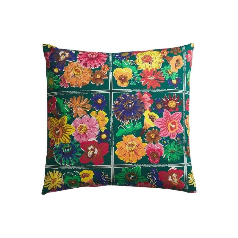 Ines Cotton European Pillowcase Pair in verdant