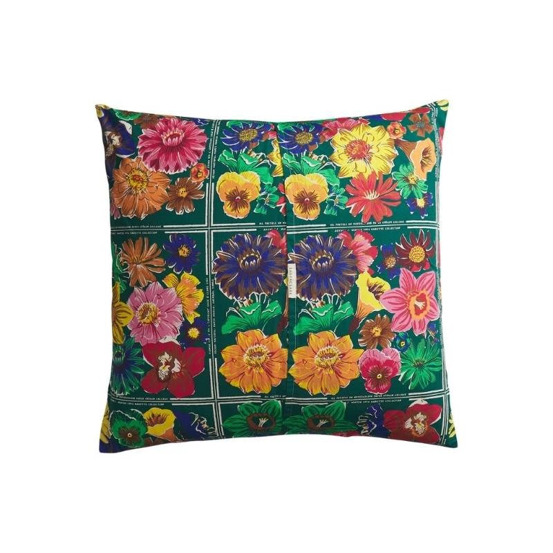 Ines Cotton European Pillowcase Pair in verdant