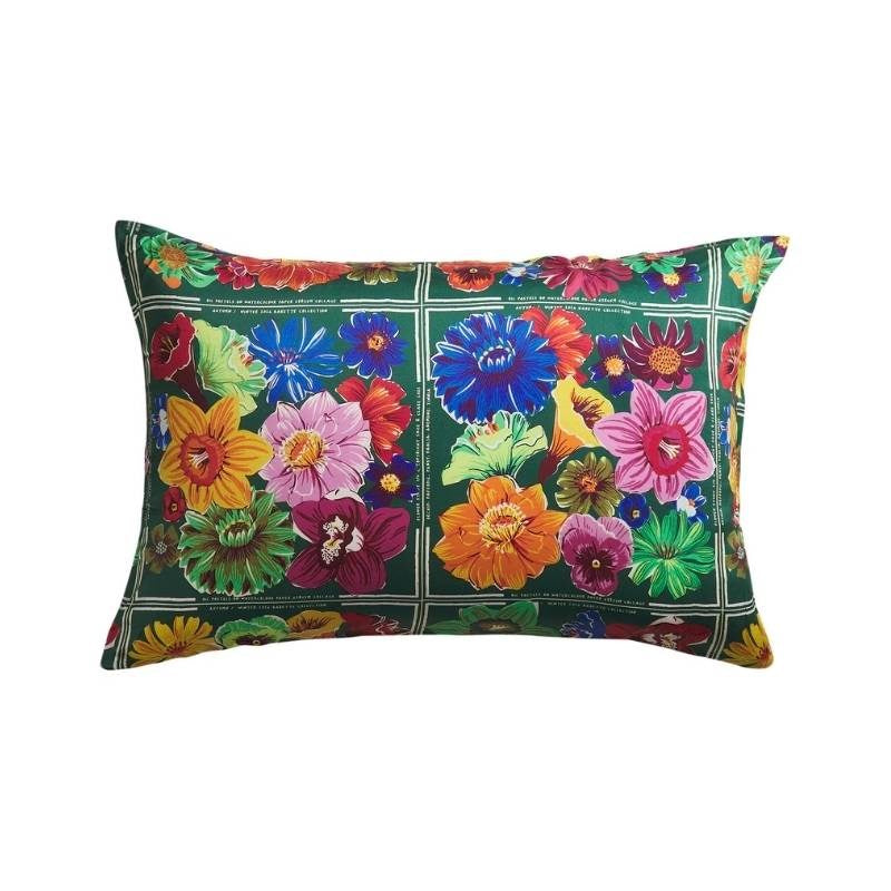 Ines Cotton Standard Pillowcase Pair in verdant