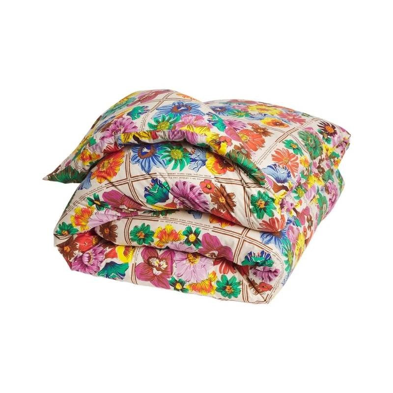 Ines Cotton Quilt Cover in porcelain