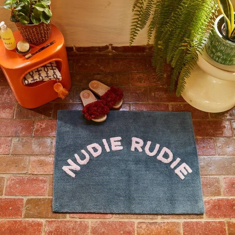 Tula Nudie Bath Mat in denim