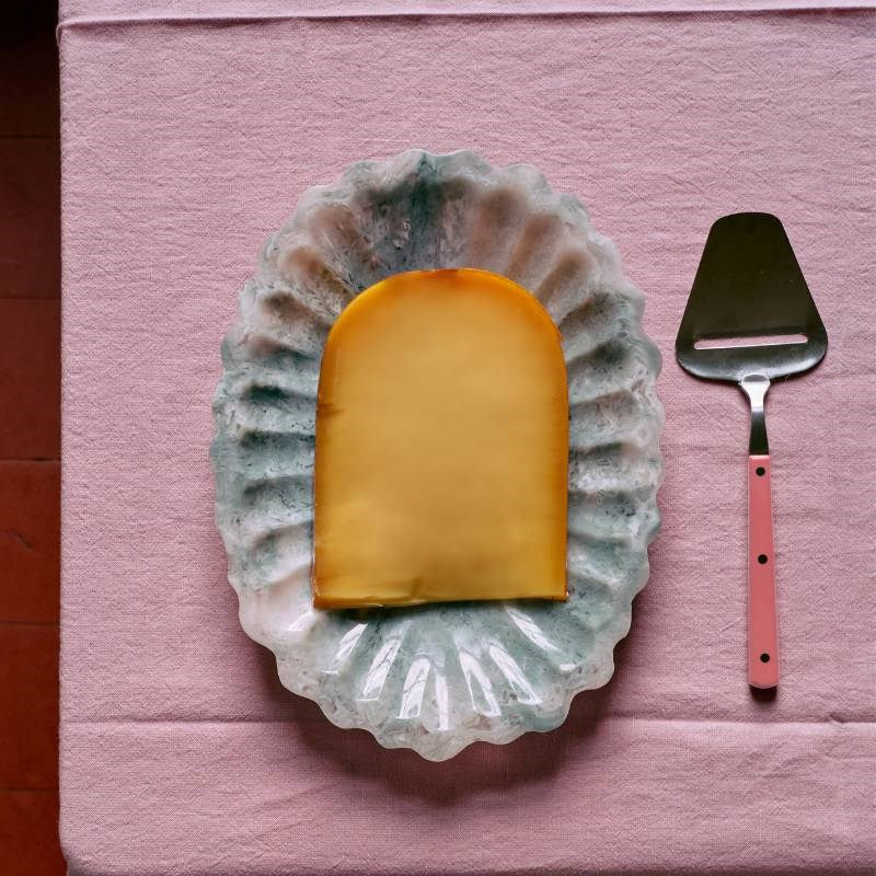 70s Cutlery Cheese Slicer in raspberry