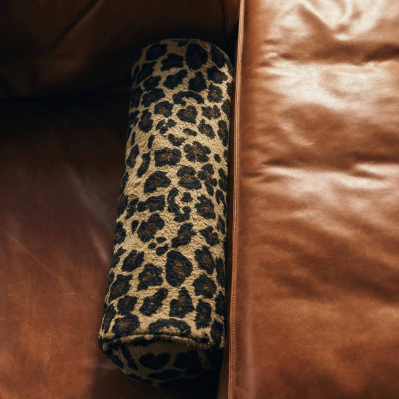 Bolster Cushion 50x13cm in panther