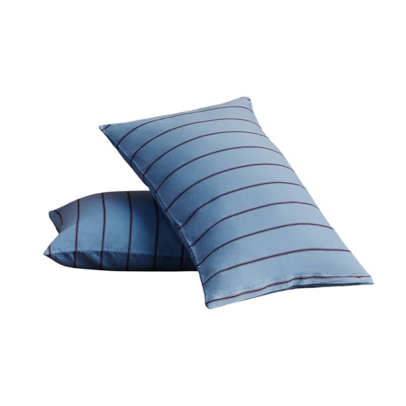 Striped Pillowcase Pair in oxford