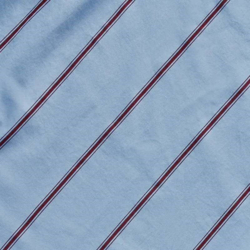 Striped Fitted Sheet in oxford