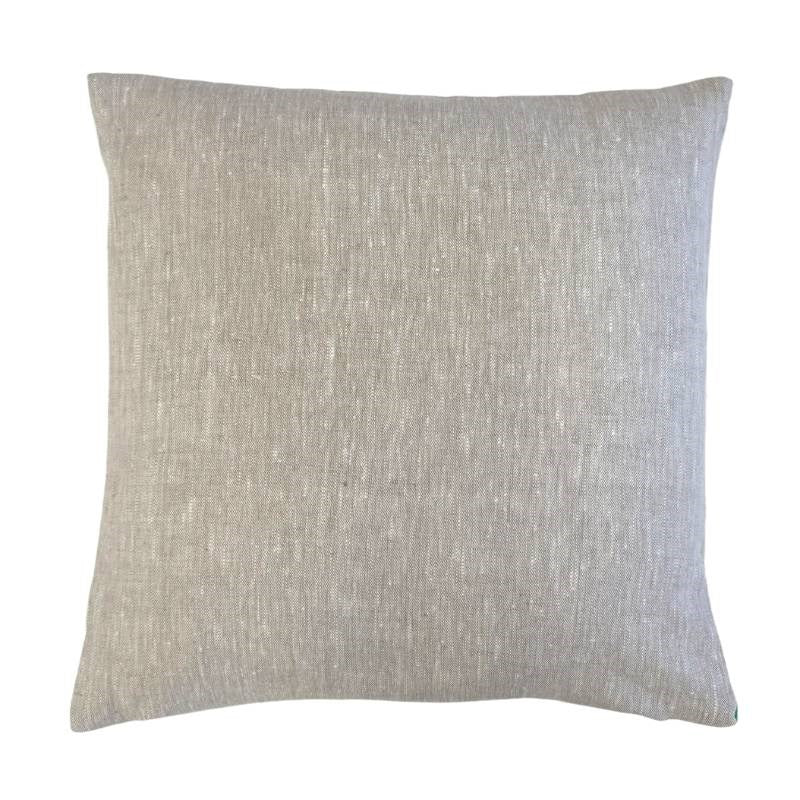 Velvet Cushion Cover 45cm with Linen Back in sunlit yellow