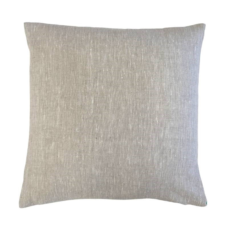 Velvet Cushion Cover 45cm with Linen Back in royal violet