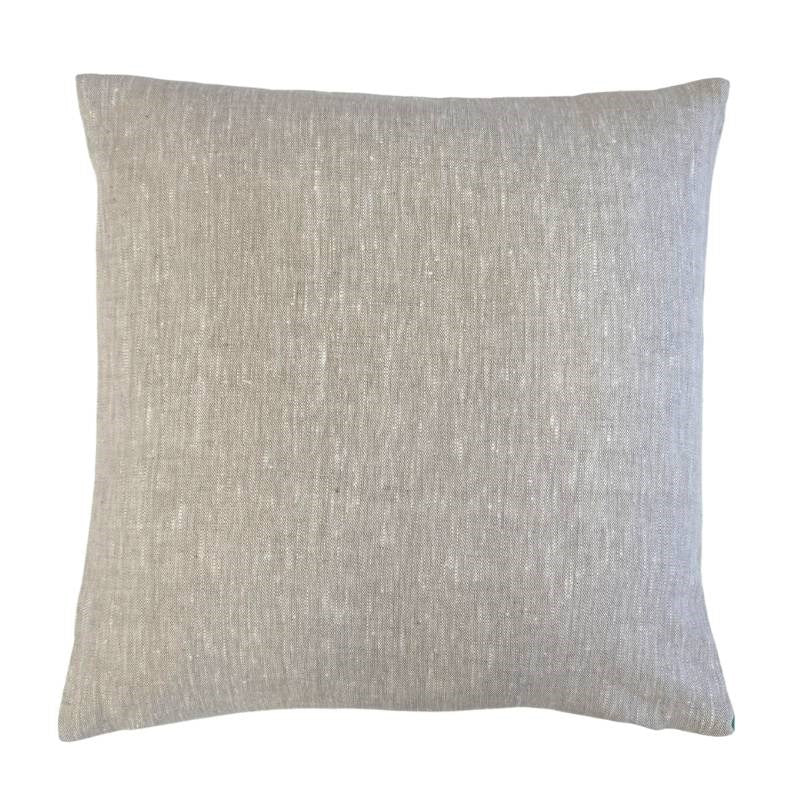 Velvet Cushion Cover 45cm with Linen Back in scarlet