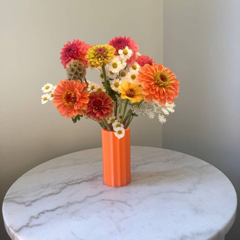 Mini Millie Vase in orange