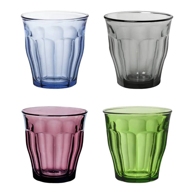 Picardie Tumbler 250ml in mixed colours - Set of 4