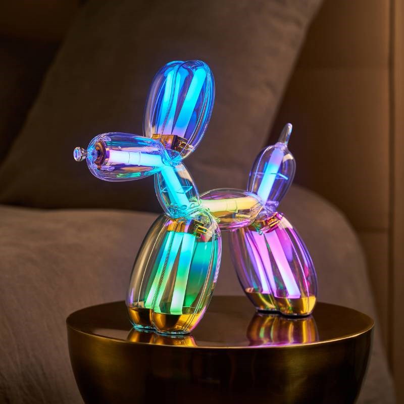 Lexon x Jeff Koons Balloon Dog Lamp in gold
