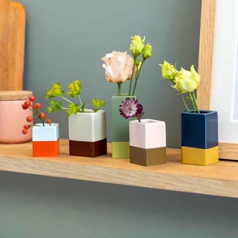 Dip Mini Vases, set of 5