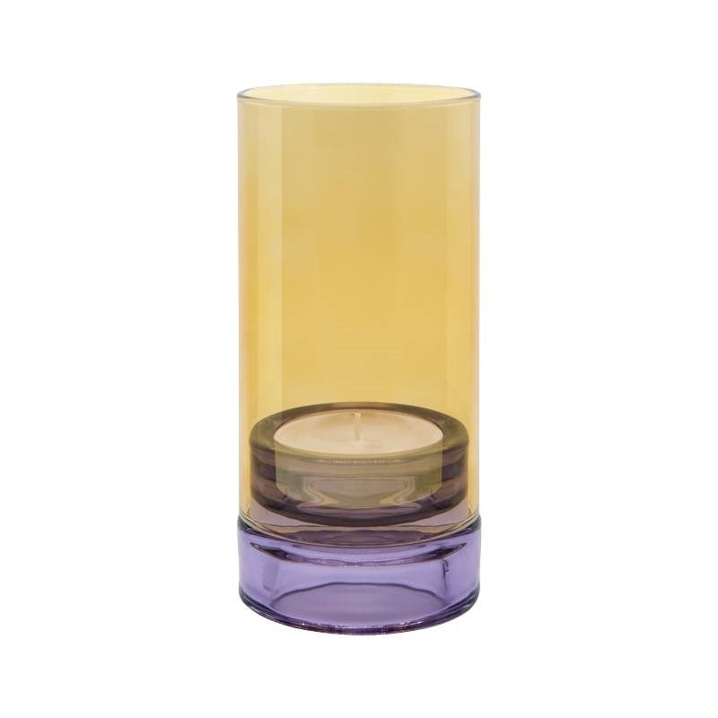 Glass Lantern in lilac