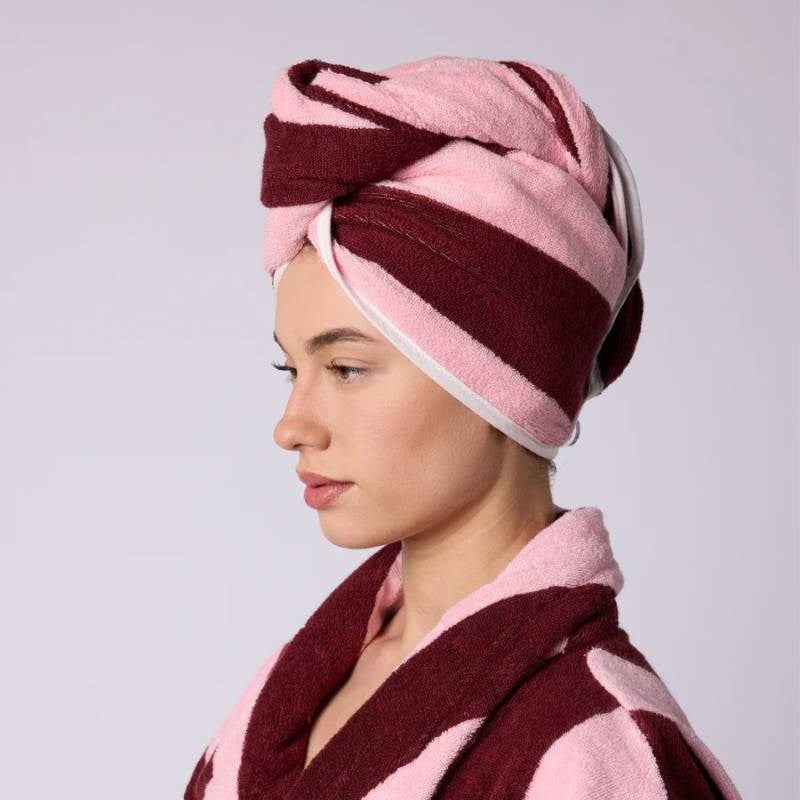 Hair Wrap in rocky road stripes