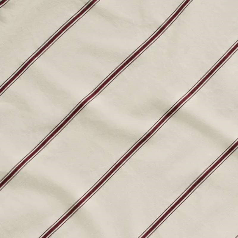 Striped Fitted Sheet in chamomile