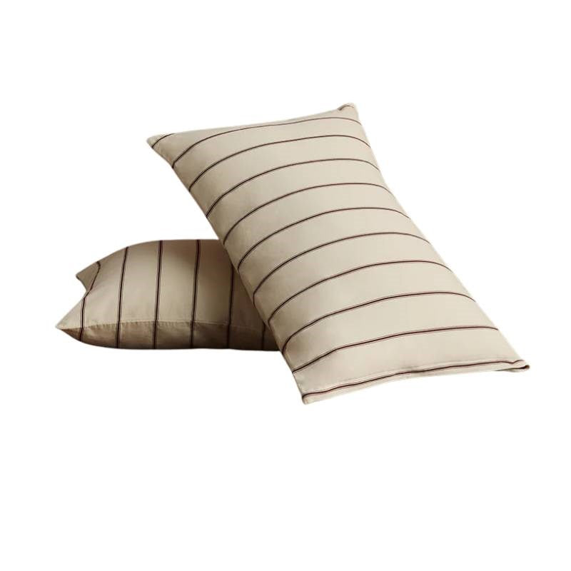 Striped Pillowcase Pair in chamomile