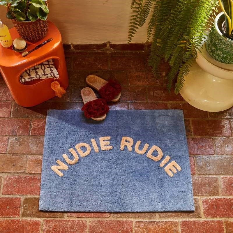 Tula Nudie Bath Mat in cornflower