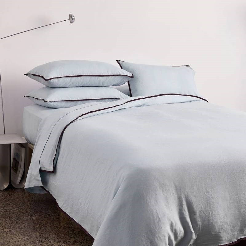 Linen Pillowcase Pair in breeze