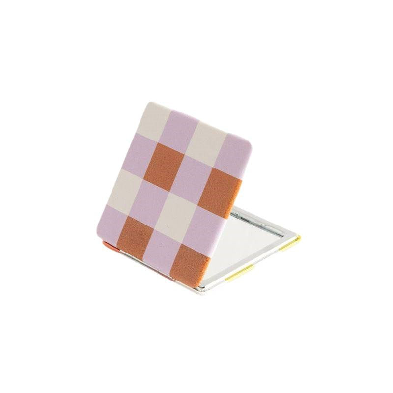 Multi Check Square Pocket Mirror