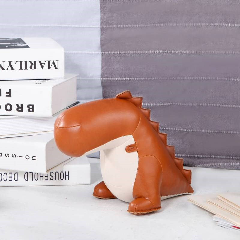 Dinosaur Bookend in tan