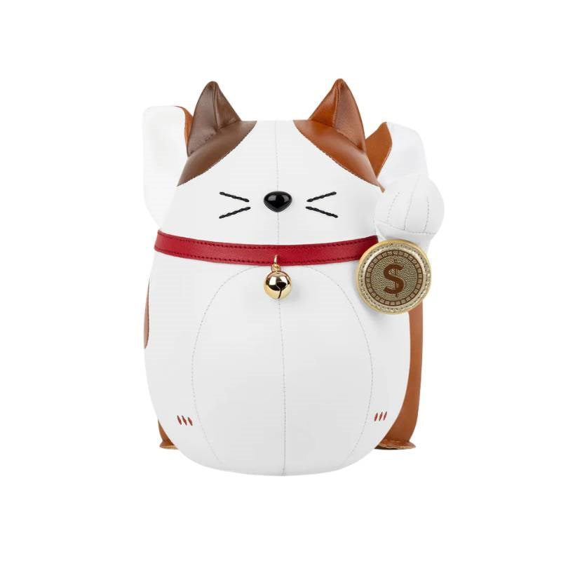 Classic Lucky Cat Fu Bookend