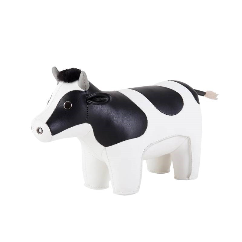 Classic Holstein Cow Bookend