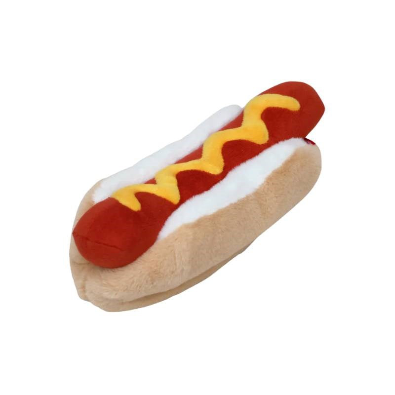 Hot Dog Plush Zip Case