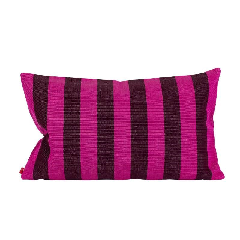 Carla Cushion Cover 50x30cm in pink and wine