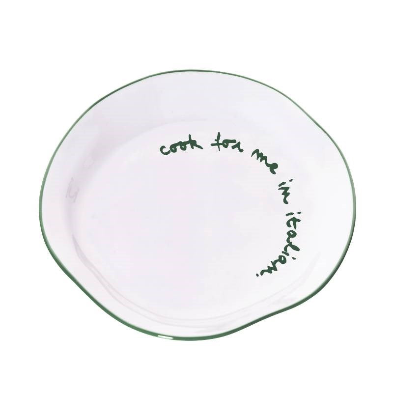 Plate, 20.5cm, "Cook for me in Italian"