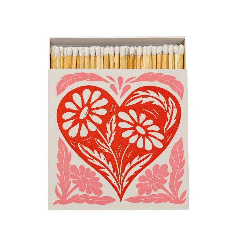 Botanical Heart Safety Matches