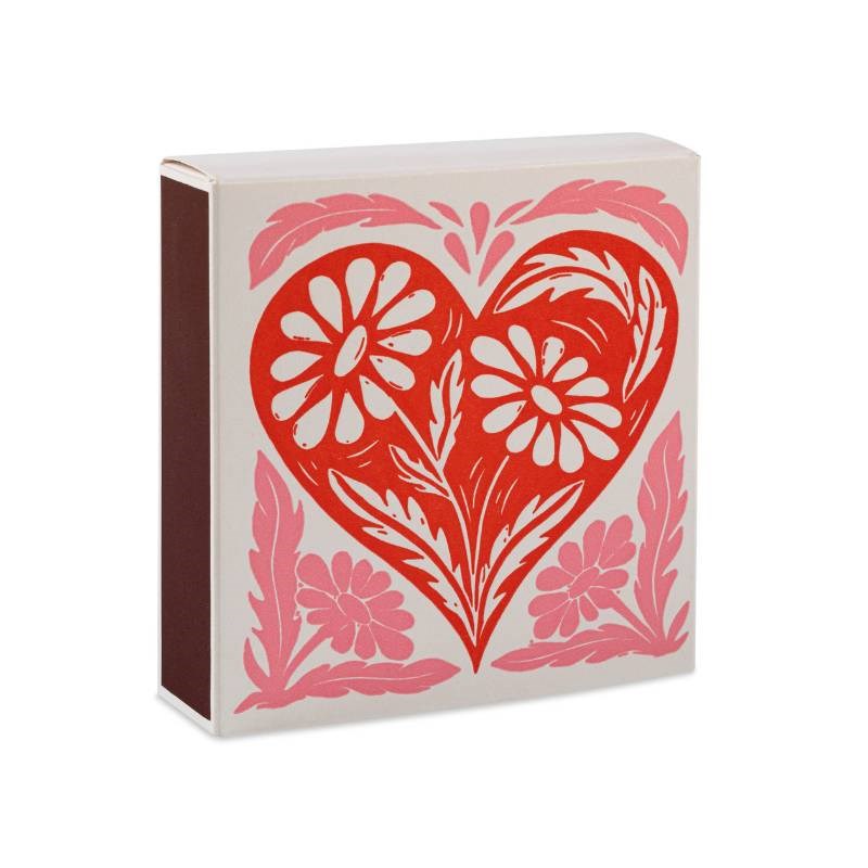 Botanical Heart Safety Matches