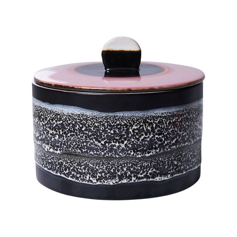 70s Ceramics: Cookie Jar in disco