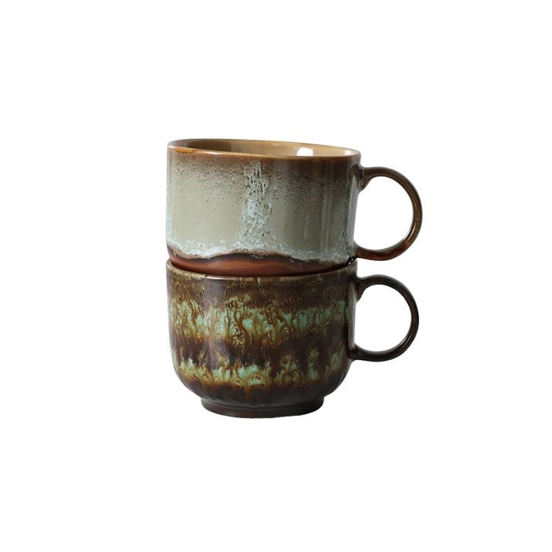70s Ceramics: Tea Cups, 425ml, set of two in odyssey