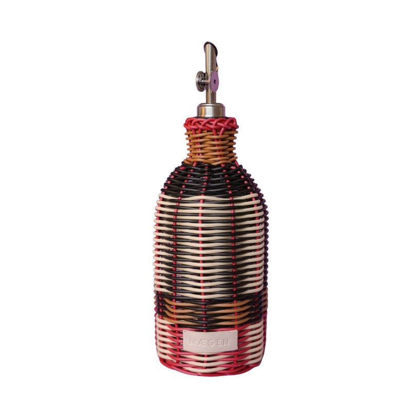 Oil Pouring Bottle in black, cream