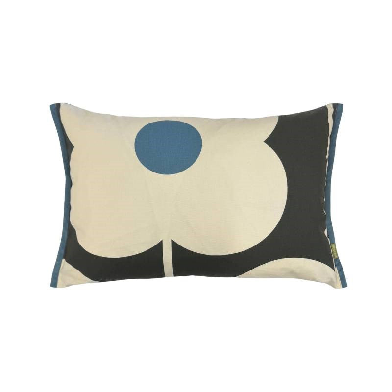 Abacus Flower Cushion cover 60x40cm in powder blue