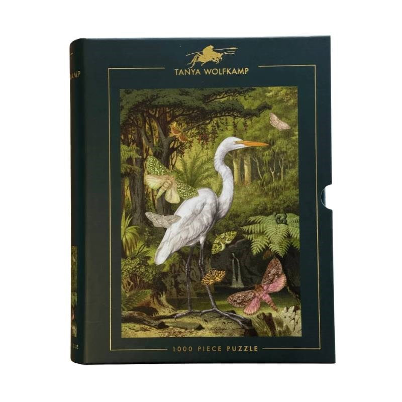 Tanya Wolfkamp 1000 Piece Art Puzzle, Heron