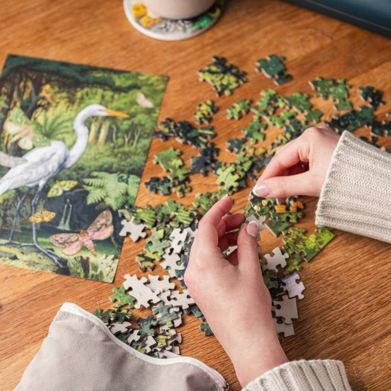 Tanya Wolfkamp 1000 Piece Art Puzzle, Heron