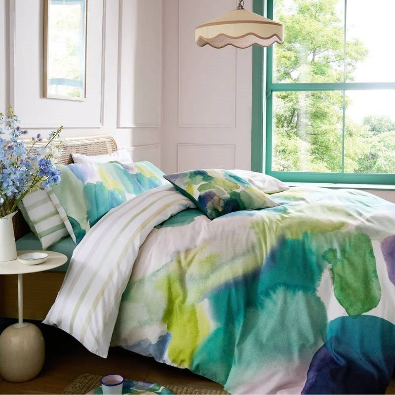 Lochaber Bedding Set in sea