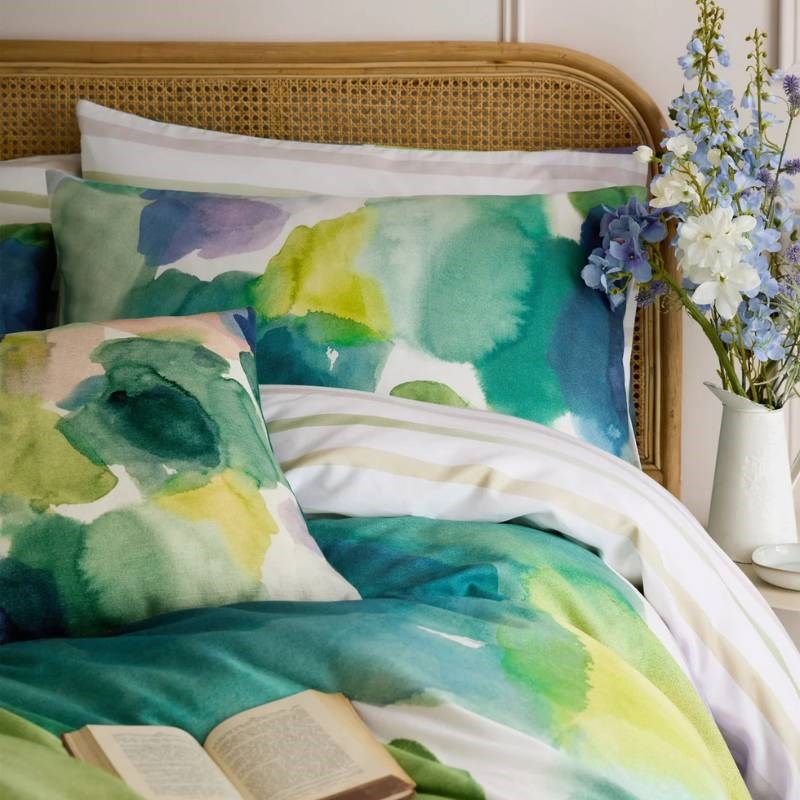 Lochaber Standard Pillowcase Pair in sea