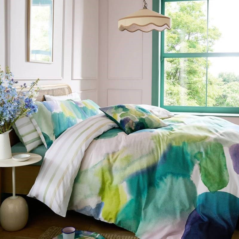 Lochaber Bedding Set in sea