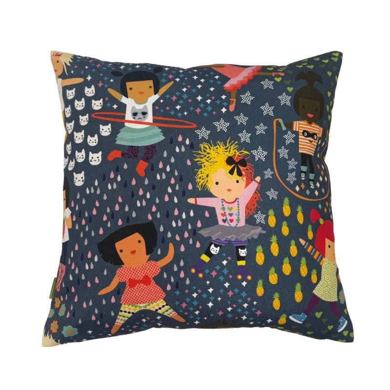 Girls Just Wanna Have Fun Cotton Cushion Cover 45cm