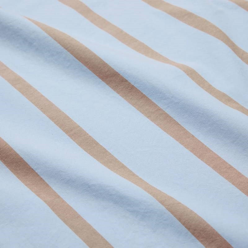 Fitted Sheet in chambray blue