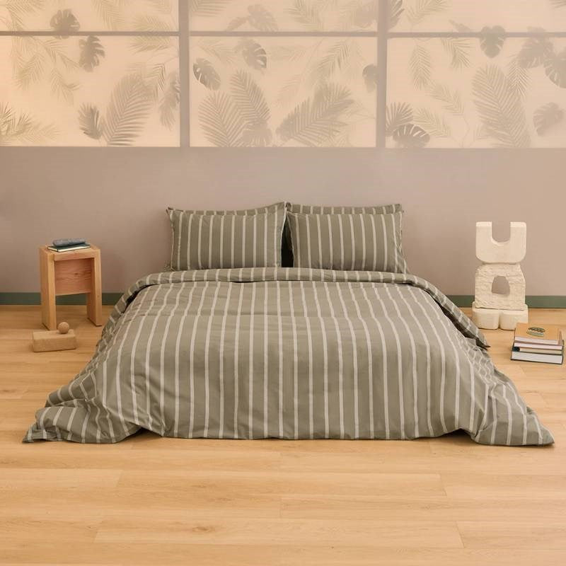 Quilt Cover in sage stone