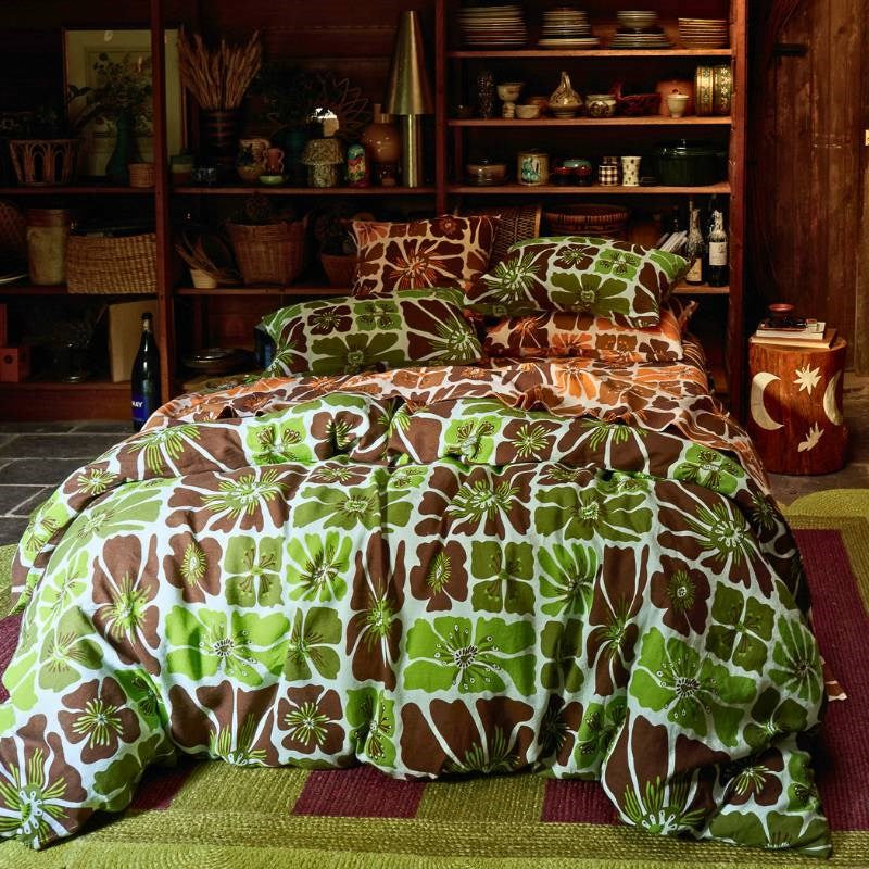 Jolene Linen Quilt Cover - Fluorite